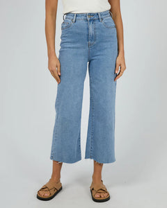 Charlie High Rise Wide Leg Jean Denim