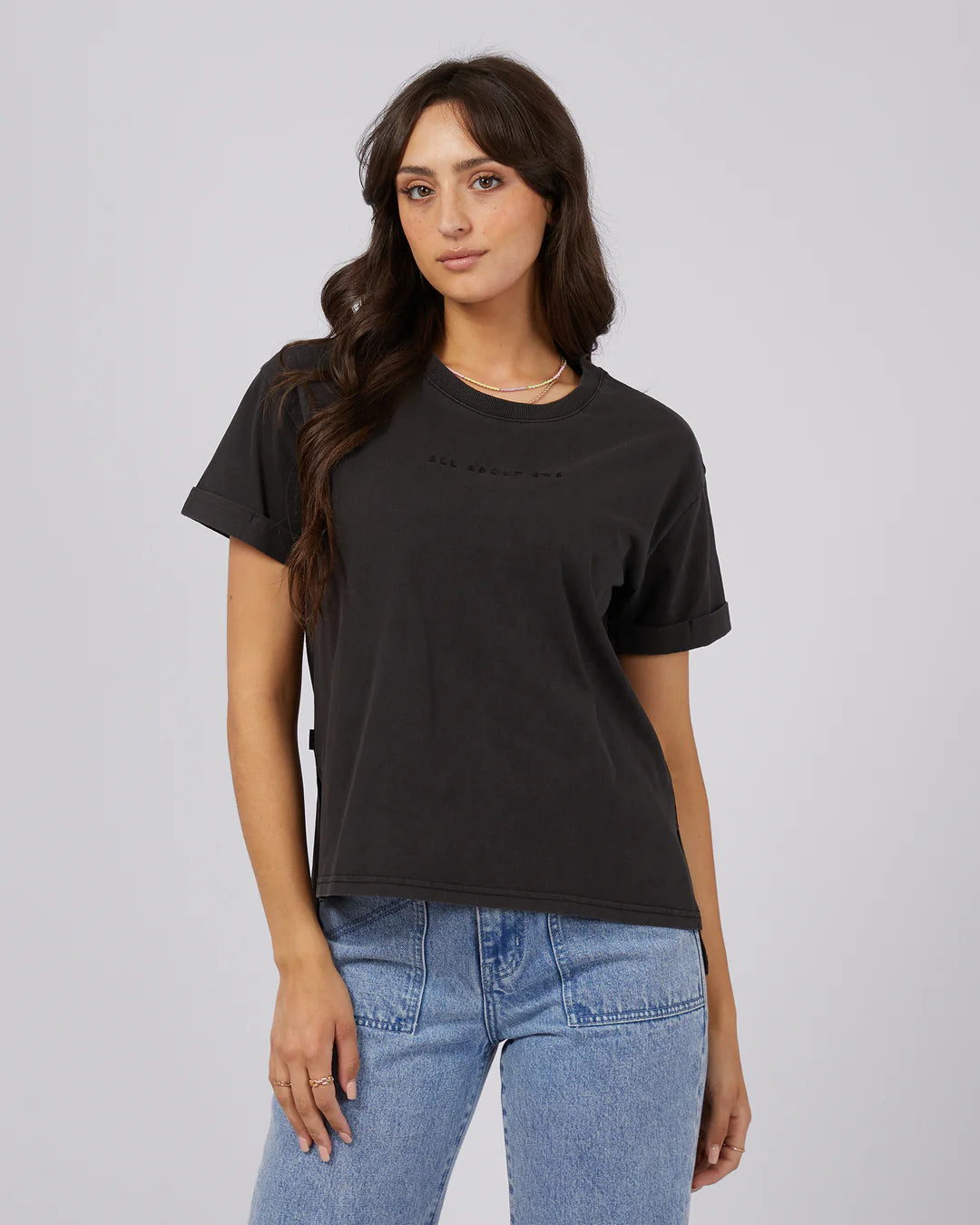 AAE Washed Tee Black